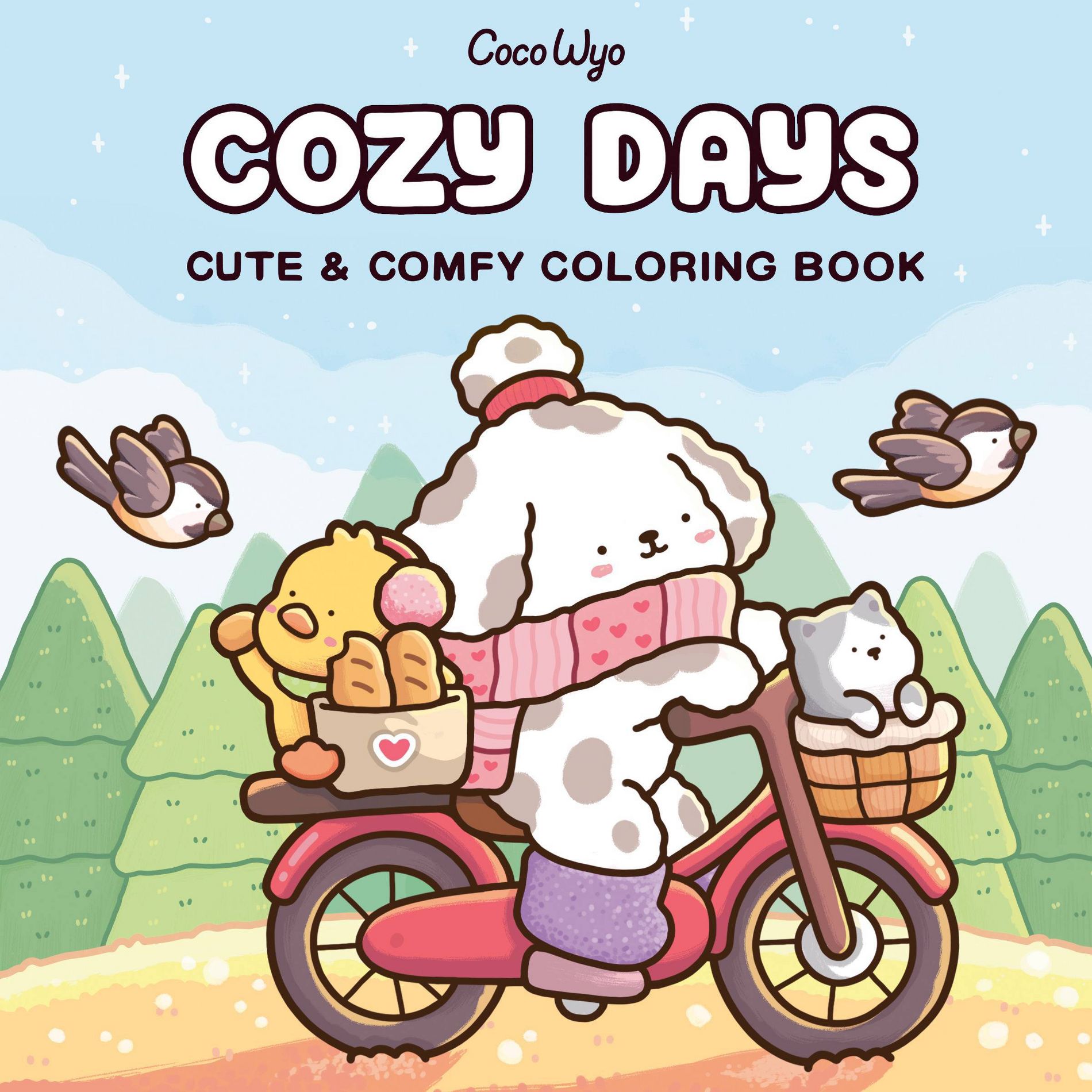 Cozy Days (Cozy Spaces Coloring) by  Coco Wyo (Paperback)
