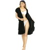 LA LEELA Women's Open Front Summer Holiday Beachwear Mini Bathing Suit Top Bikini Beach Swimwear Casual Wear Duster Coverups - 2 of 4