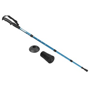 Unique Bargains Collapsible T Handle Hiking Trekking Pole with Mud Basket 21-43 Inch - 1 of 4