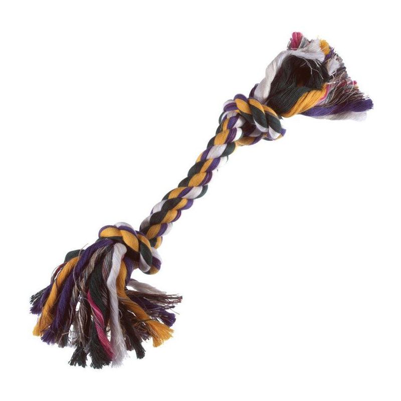 Boss Pet Digger's Multicolored Cotton Rag Bone Rope Dog Tug Toy Small 1 pk, 2 of 3