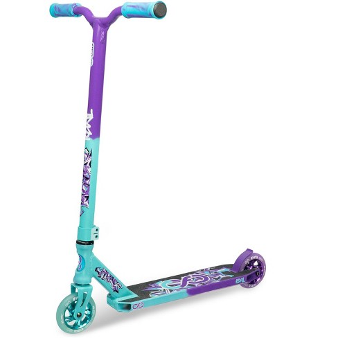 Kick Scooter By Crazy Skates Teal/purple Fun Trick Scooters For Stunts On The Street And Skate Park Target
