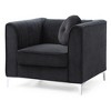 Upholstered Contemporary Sloped Armchair with Generous Seat Depth and Easy Assembly for Living Room - 2 of 4