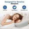 SUGIFT Ergonomic Memory Foam Cervical Pillow for Neck Pain Relief – Orthopedic Neck Support Pillow for Side & Back Sleepers - 2 of 4