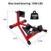 Garvee Motorcycle Wheel Chock, 16"-21" Front Stand , 1500 lbs Capacity Motorcycle Chock for Garage, Workshop, and Vehicle Transport - 2 of 4