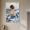 Art Remedy Great Wave Dress Fashion and Glam Wall Art Framed - 2 of 4