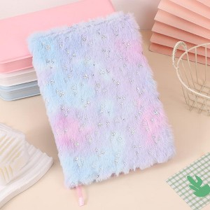 Love Plush Notebook A5 80 Pages Diary  for Study and Office, Suitable for Giving Girls gifts, Cute Princess Style Gift Back to School Season - 1 of 3