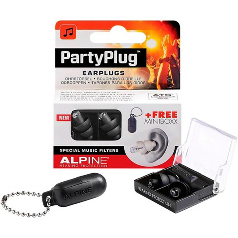 Alpine Hearing Protection PartyPlug Earplugs Black - image 1 of 1