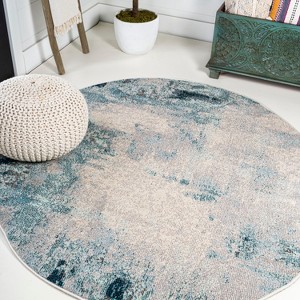 Contemporary POP Modern Abstract Vintage Area Rug - JONATHAN Y - 1 of 4