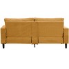 TiramisuBest 57 " Loveseat Sofa, Wood 2 Seat Sofa, Comfy , Small Space Saving Modern Upholstered Sofa, Living Room Bedroom Apartment, Light gray - 4 of 4