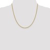 Black Bow Jewelry 2.1mm 14k Yellow Gold Diamond Cut Open Franco Chain Necklace - 2 of 4