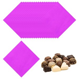 Unique Bargains Aluminum Foil Candy Chocolate Square Packaging Wrappers 400 Pcs - 1 of 4