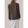 Women's Classic Two Button Front Blazer - MOD REF - 4 of 4