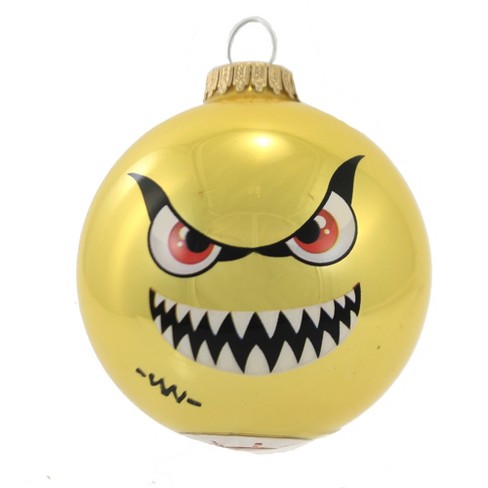 Christmas By Krebs 3.0 Inch Monster Ball Face Halloween Tree Ornaments ...