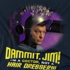 Boys' Star Trek Not A Hair Dresser T-Shirt Navy Small - 3 of 4