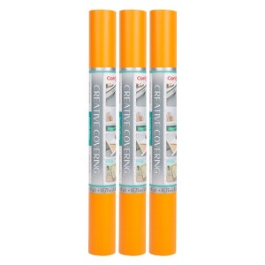 Con-Tact® Brand Creative Covering™ Adhesive Covering, Orange, 18" x 16 ft, Pack of 2 - 1 of 4