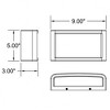 Access Lighting Malibu 1 - Light Wall Light in  Satin - 2 of 2