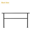 Famapy Adjustable Wrought Iron Handrail for 3-5 Steps �?Outdoor Stair Rail for Porch, Garden, Patio - 3 of 4