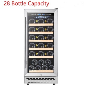 Wine Cooler Refrigerator with Digital Temperature Control - 1 of 4