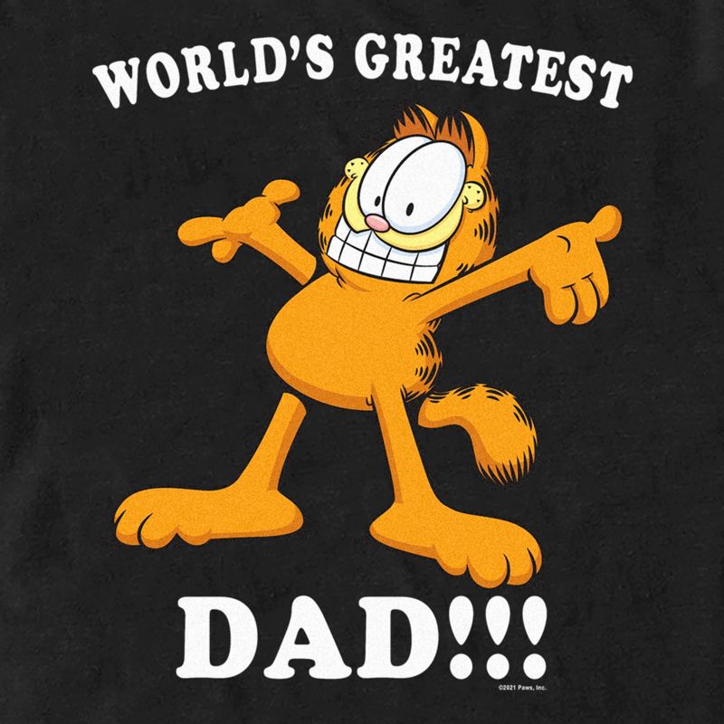 Men's Garfield World's Greatest Dad T-Shirt, 2 of 6