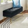 Hippolytus Storage Bench with Nailhead Trim and Button-tufted for Bedroom| ART OF LIVING DESIGNS - 2 of 4