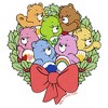 Infant's Care Bears Christmas Wreath Bear Group Bodysuit - image 2 of 3