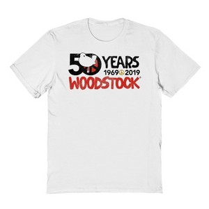 Woodstock Men's 50 Years Short Sleeve Graphic Cotton T-Shirt - 1 of 1