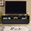 KWPZQEB Mid-Century Modern TV Stand for TVs up to 75", Entertainment Center with 3 Drawers, Farmhouse Media TV Console Table for Living Room - 2 of 4