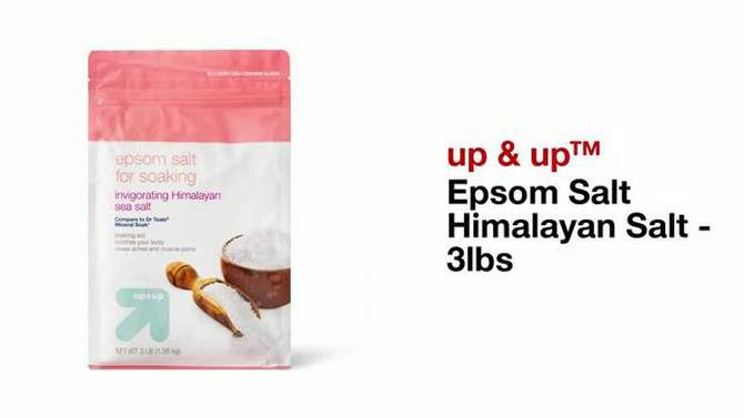 Epsom Sea Salt Himalayan Salt - 3lbs - up &#38; up&#8482;, 2 of 6, play video
