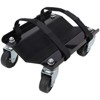 VisioGear 3PCS Snowmobile Dolly, Heavy Duty V-Slide with 2.5"Swivel Casters and Rubber Pad, Black, 7"*7"*4.37" - 2 of 4