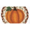 Earth Rugs Pumpkin Round Large Coaster – 7"x7" Autumn Harvest Table Accent - 2 of 3