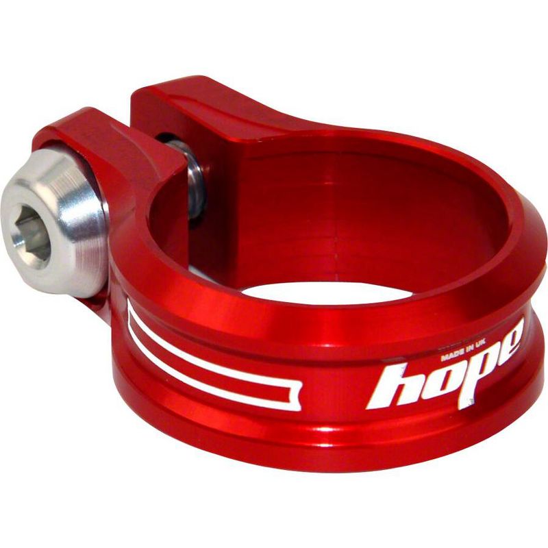 Hope Tech Bolt Seatpost Clamp - Red Diameter: 34.9, 1 of 2