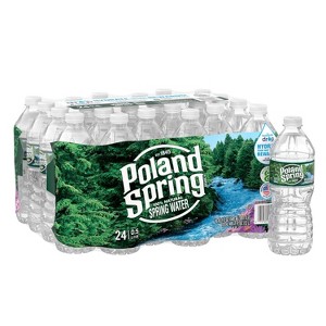 Poland Spring Brand 100% Natural Spring Water - 16.9 Oz Bottle (pack Of 24) - 1 of 3