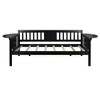 NicBex Twin Size Daybed Modern Wooden Bed Frame with 2 Small Tables and Guardrails for Bedroom, Living Room, No Box Spring Required - 3 of 4