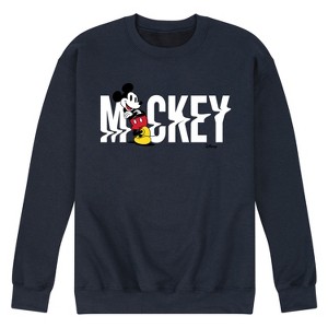 Men's - Disney - Mickey & Friends Graphic Fleece Sweatshirt - 1 of 4