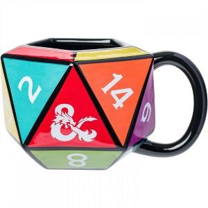 Adult Dungeons & Dragons D20 20oz Ceramic Mug - 1 of 4