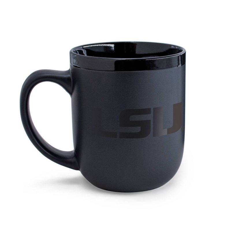 NCAA LSU Tigers 12oz Ceramic Coffee Mug - Black, 2 of 4
