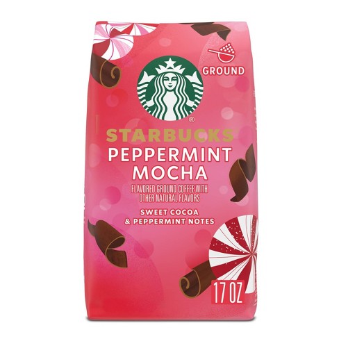 Starbucks Peppermint Mocha Medium Roast Coffee - 17oz : Target