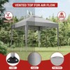 10 x 10 FT Pop Up Canopy Tent, Commercial Portable Canopy with Wheeled Carry Bag, Waterproof Party Tent for Patio, Garden - 4 of 4