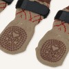 Unique Bargains Non-Slip Dog Socks with Adjustable Sticky Tapes for Hardwood Floors 4Pcs - 4 of 4