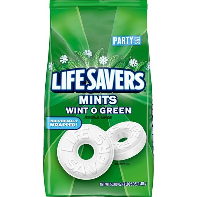 Life Savers Wint O Green Mint Candies - 50oz