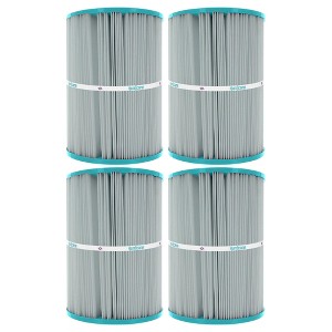 Hurricane Filters Replacement Spa Filter Cartridge for Unicel C-7626, PA25-4, Filbur FC-1230, Hayward, and Star-Clear C250, White, 4 Pack - 1 of 4