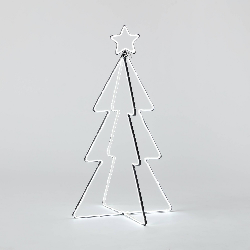 Photos - Floodlight / Street Light 35" LED Neon Style Metal Tree Christmas Novelty Silhouette Light - Wonders