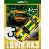 Mazda RX-3 Liberty Walk RHD (Right Hand Drive) #3 "Savanna" Yellow with Green Stripes 1/64 Diecast Model Car by Inno Models - 4 of 4