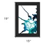 HomeRoots Ocean Living Black Framed Print Wall Art - 3 of 4