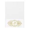 Linum Home Textiles 100% Turkish Cotton MONICA Gold Thread 3PC Embellished Towel Set - 2 of 4