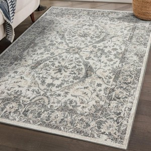 Luxe Weavers Bohemian Floral Indoor Area Rug - 1 of 4