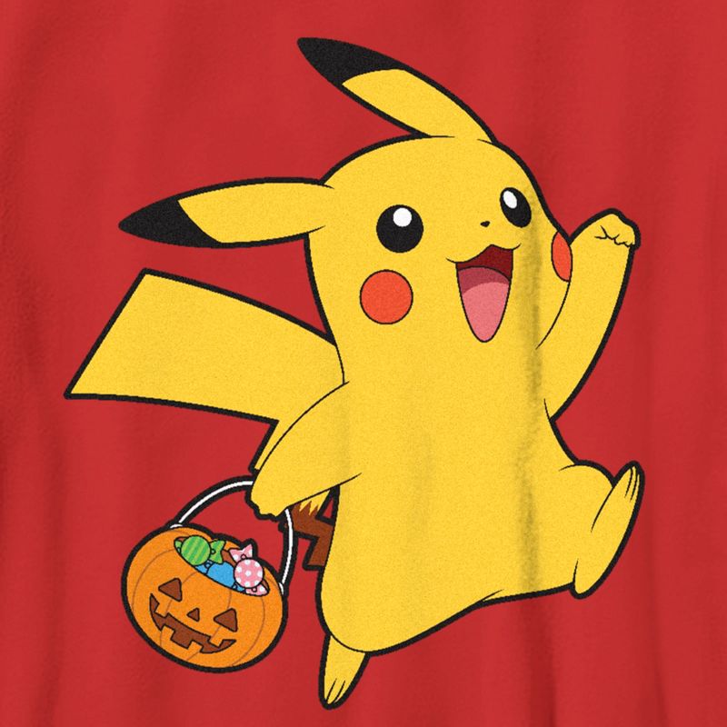 Boy's Pokemon Halloween Trick-or-Treating Pikachu T-Shirt, 2 of 5