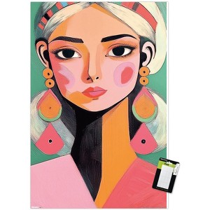 Trends International Reinders: Portraits - Vibrant Woman II Unframed Wall Poster Prints - 1 of 4