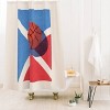 Deny Designs Daniel Coulmann Balls Basketball Outdoor Shower Curtain - 2 of 3