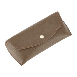 Unique Bargains Bark Pattern Portable Eyeglasses Case 6.69"x2.76"x1.77" - 1 of 3